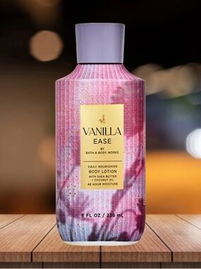 NEW! Bath & Body Works Vanilla Ease Body Lotion 8oz